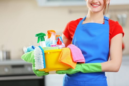 Professional oven cleaning in Brompton with spotless racks