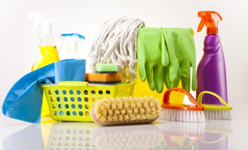 Commercial cleaning team maintaining an office in Brompton