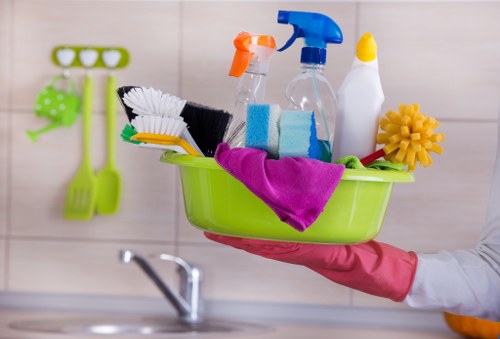 Professional Brompton cleaner preparing a spotless interior space