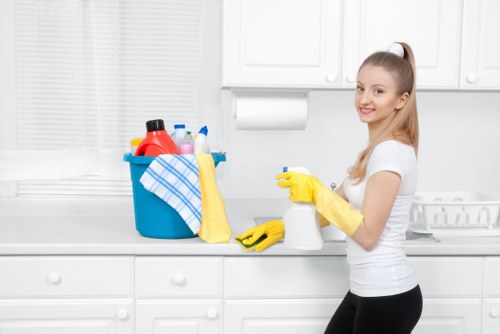 Brompton cleaning team creating a clean and organized environment