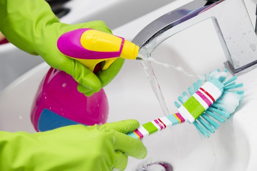 Local cleaner in Brompton servicing an office workspace