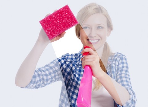 Charitable reuse and donation of reusable items from a cleaning service